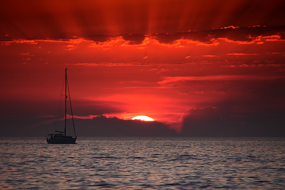 Sonnenuntergang auf Ibiza