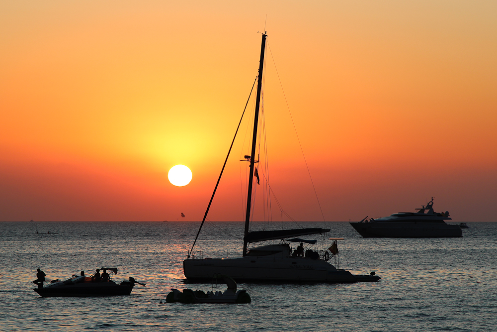 Sonnenuntergang auf Ibiza