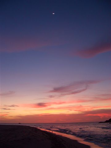 Sonnenuntergang auf Isla Margarita Venezuela