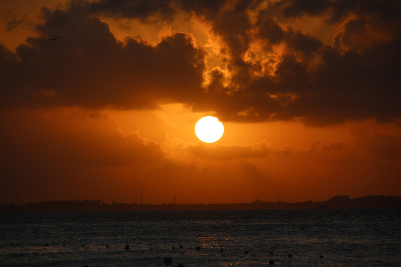 Sonnenuntergang auf Isla Mujeres (Mexiko)