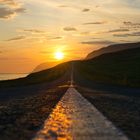 Sonnenuntergang auf Islands Westfjorden