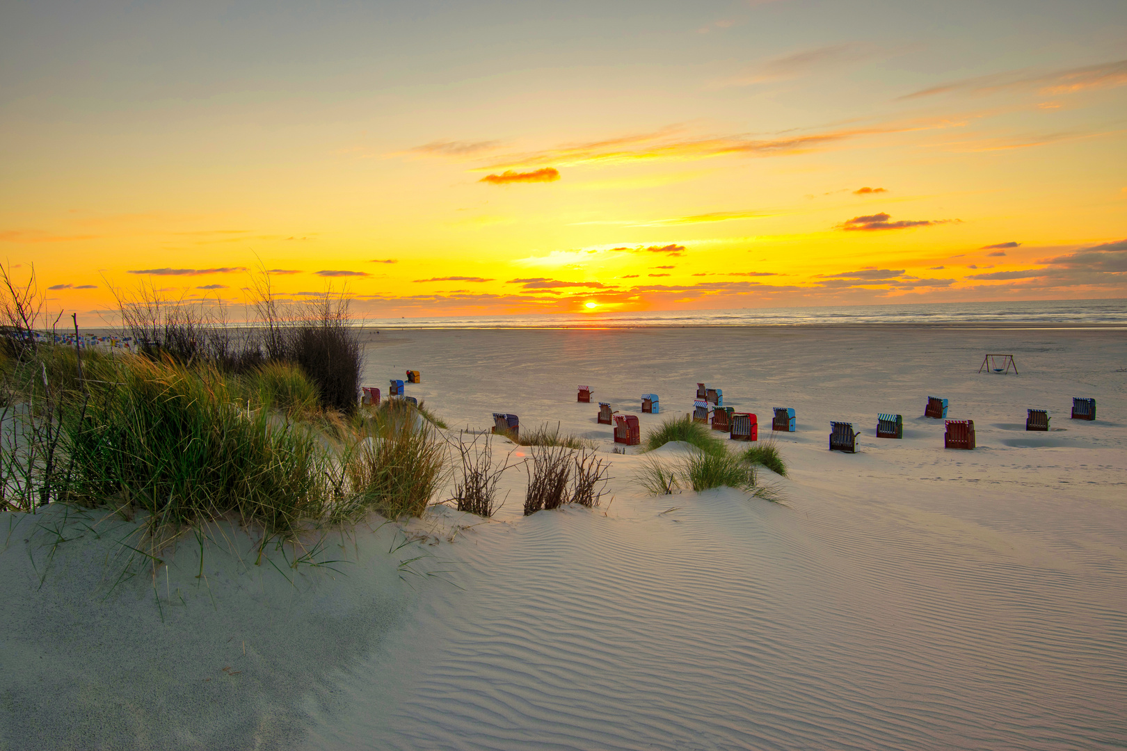 Sonnenuntergang auf Juist