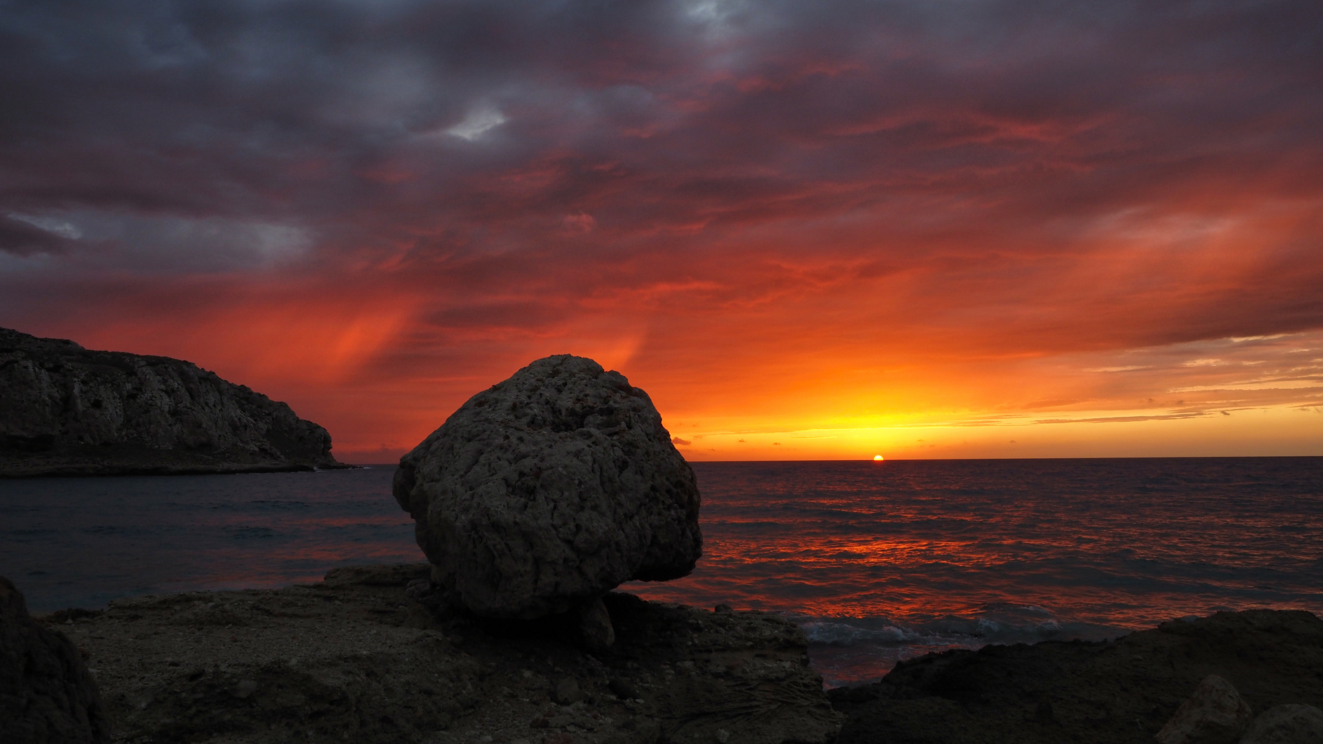 Sonnenuntergang auf Karpathos