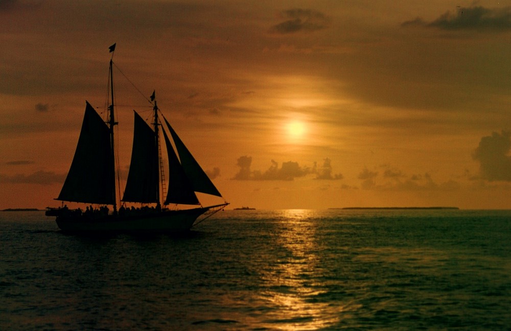 Sonnenuntergang auf Key West, Florida USA