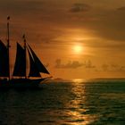 Sonnenuntergang auf Key West, Florida USA