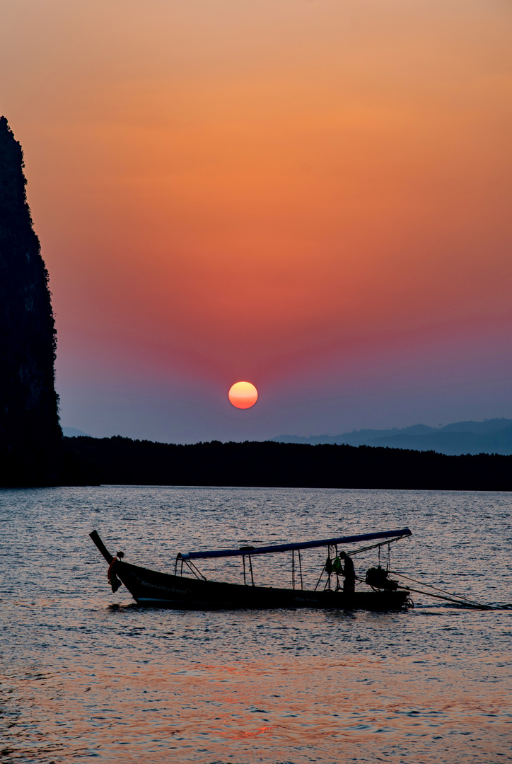 Sonnenuntergang auf Ko Panyee