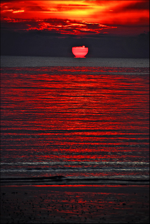 Sonnenuntergang auf Ko Tao, Thailand