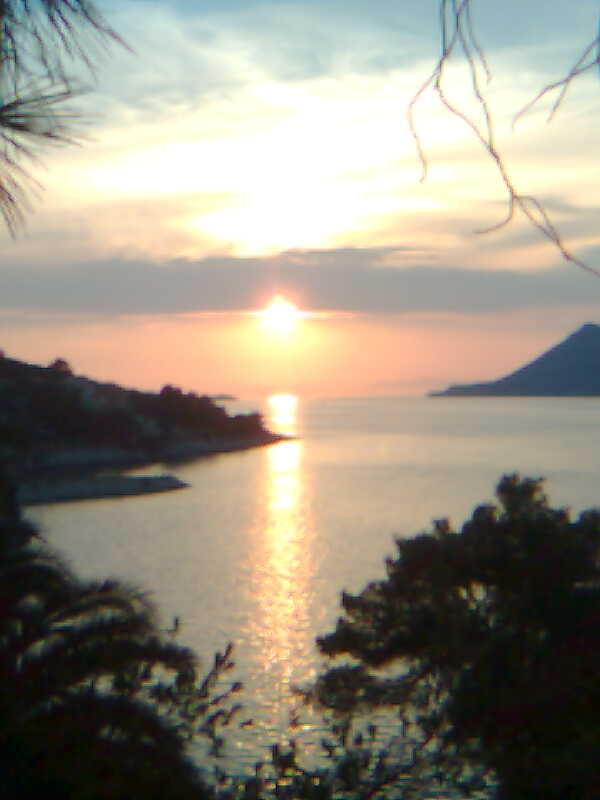 Sonnenuntergang auf Korcula - Kroatien