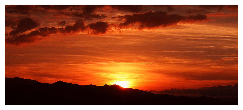 Sonnenuntergang auf Korsika