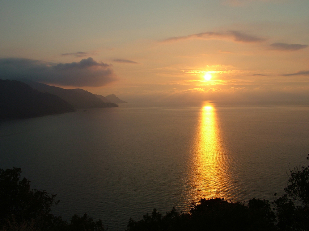 Sonnenuntergang auf Korsika, reload.