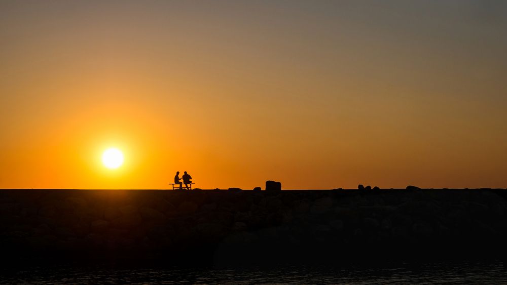 Sonnenuntergang auf Kreta, 2