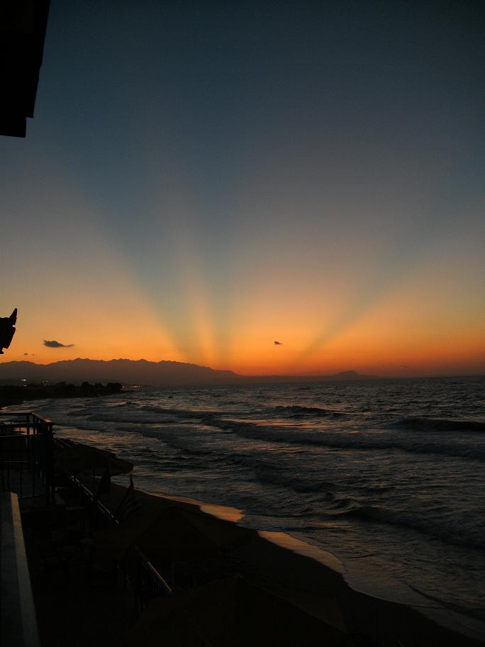 Sonnenuntergang auf Kreta