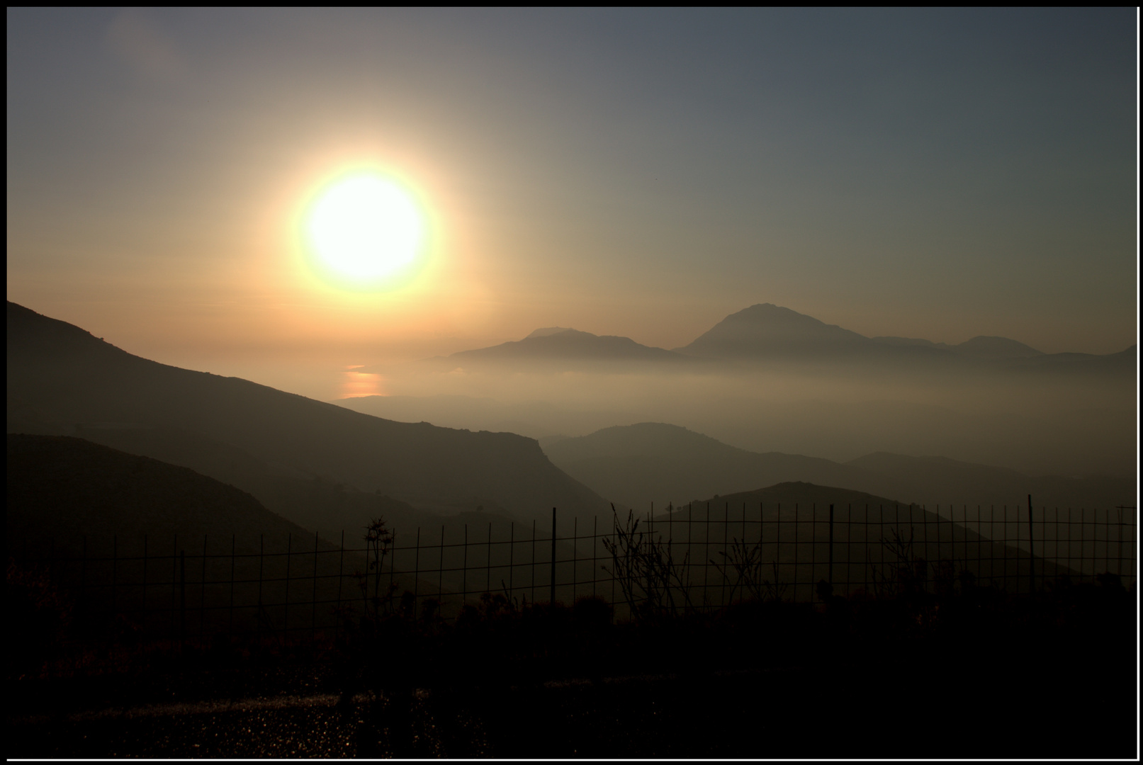 Sonnenuntergang auf Kreta