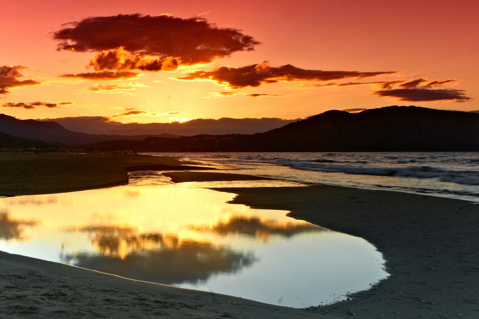 Sonnenuntergang auf Kreta