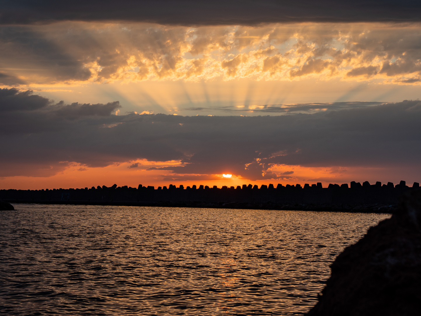 Sonnenuntergang auf Kreta