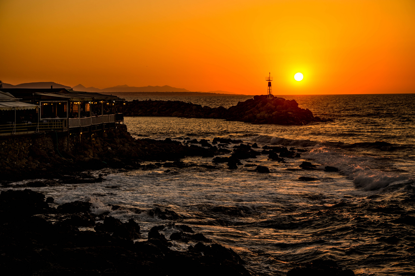 Sonnenuntergang auf Kreta