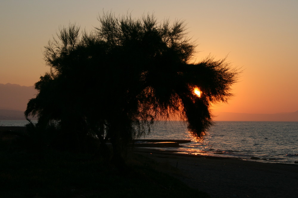 Sonnenuntergang auf Kreta