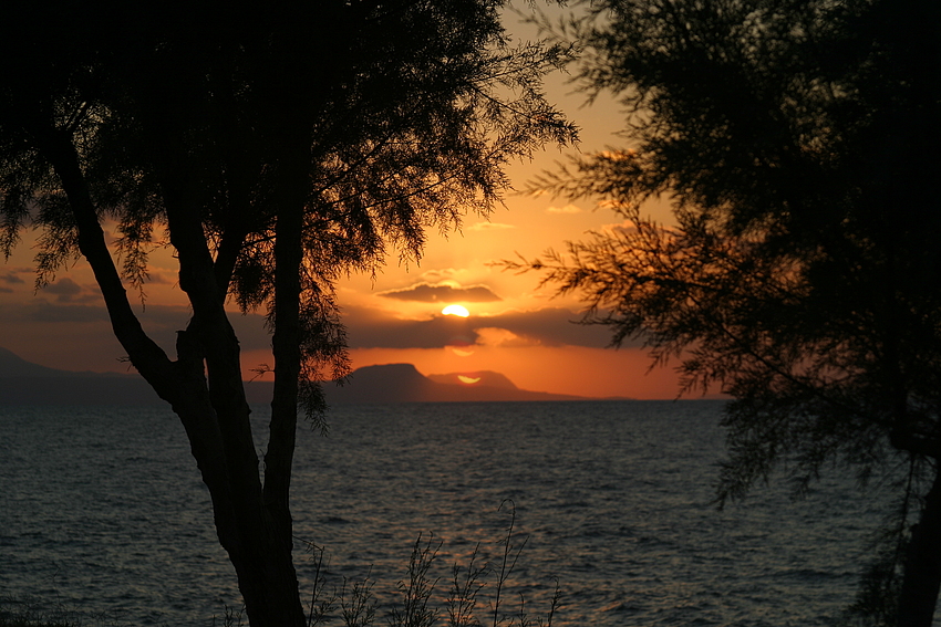 Sonnenuntergang auf Kreta