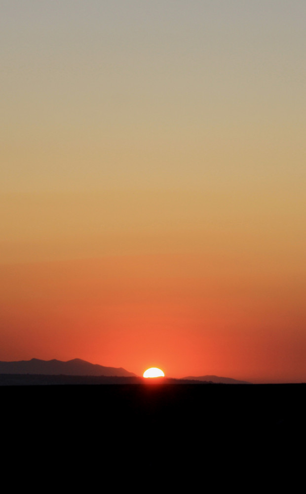 Sonnenuntergang auf Kreta in Sissi