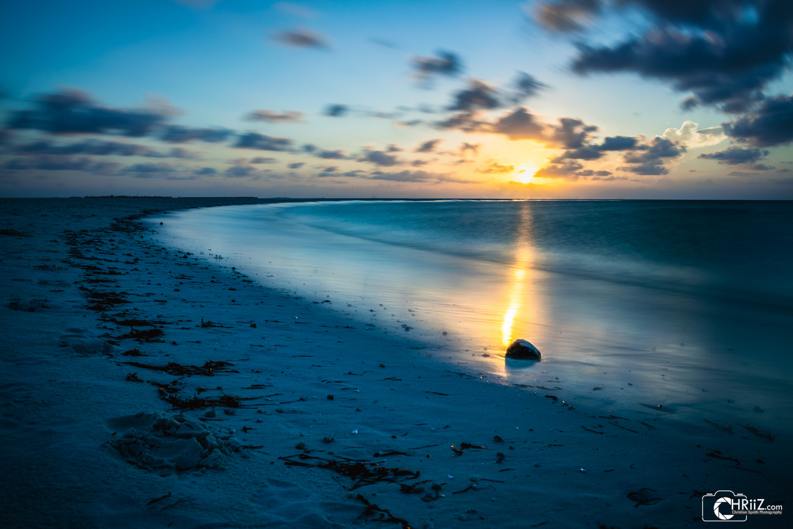 Sonnenuntergang auf Kuredu, Malediven