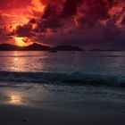 Sonnenuntergang auf LaDigue