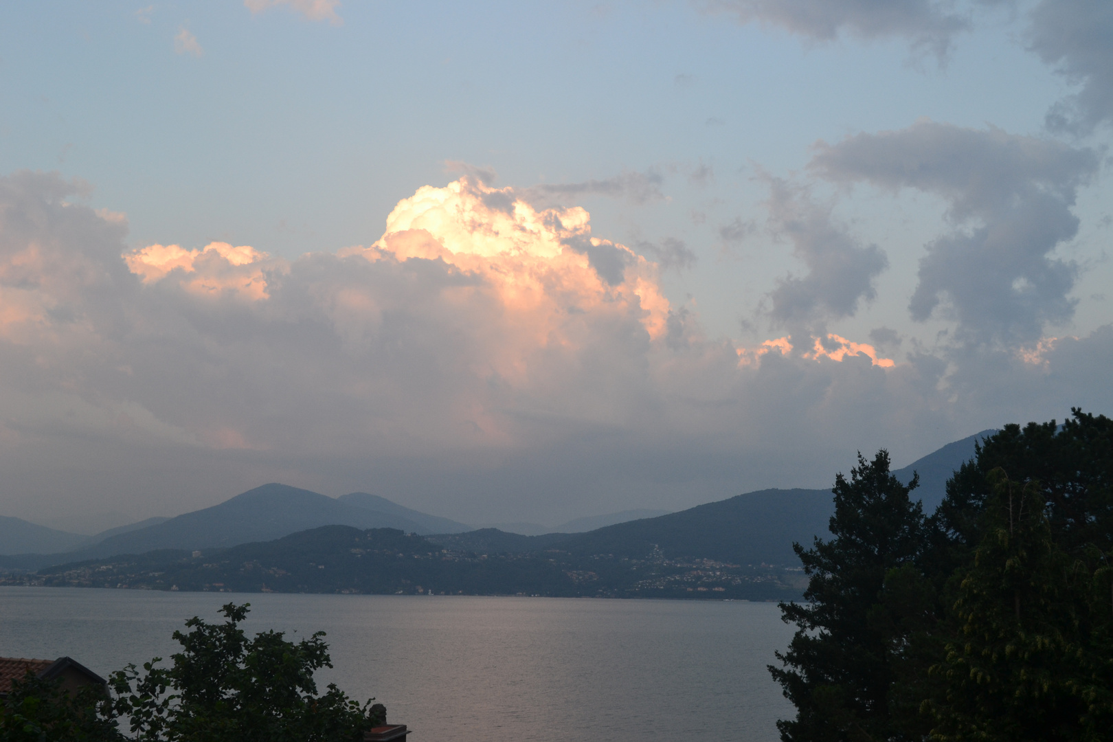 Sonnenuntergang auf Lago Maggiore