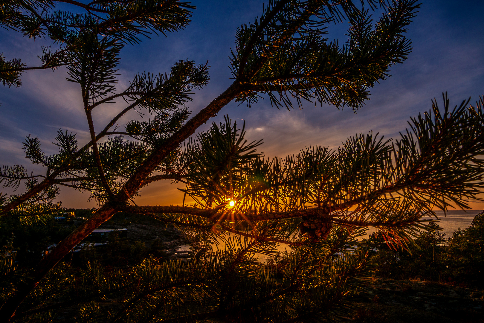 Sonnenuntergang auf Åland