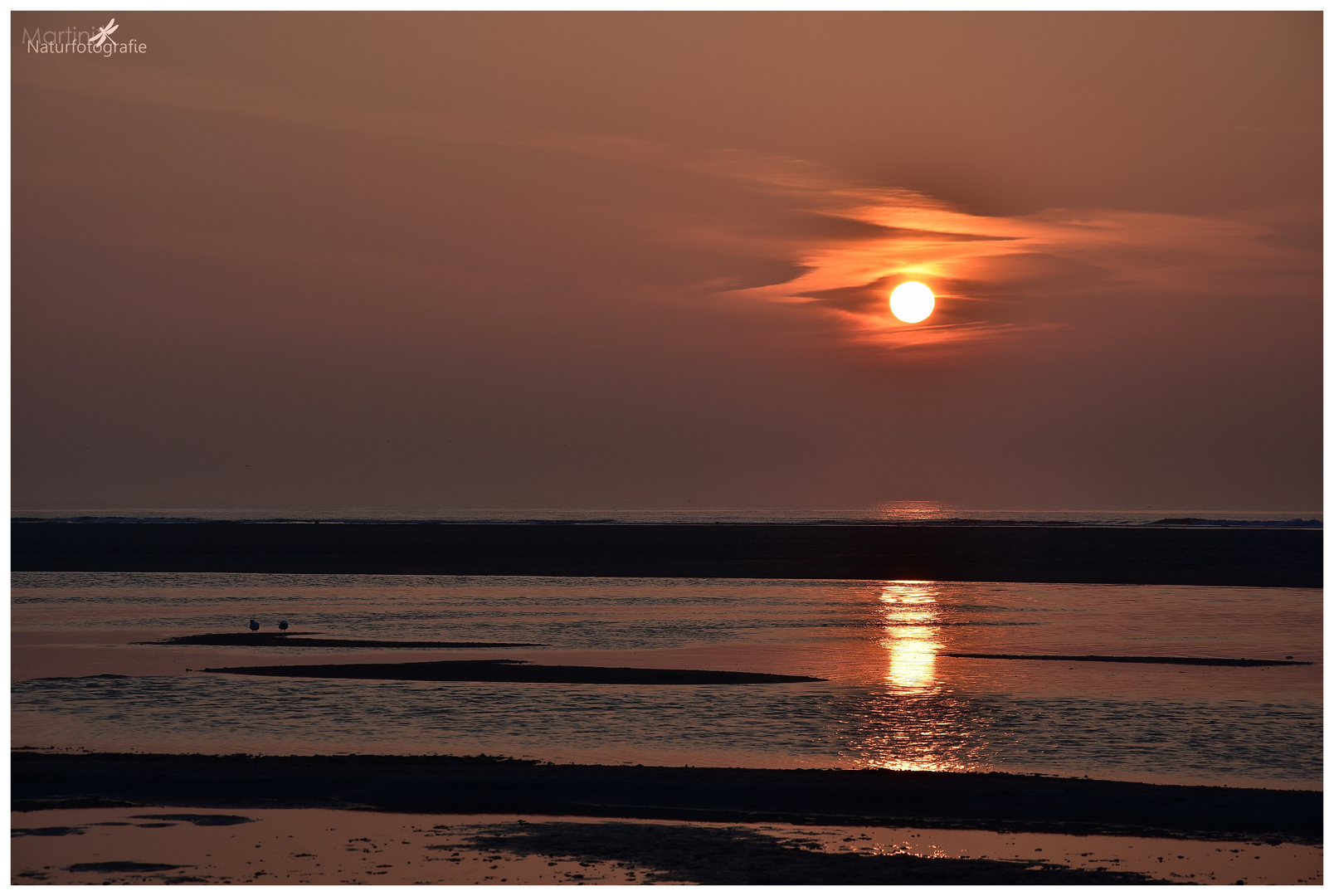 Sonnenuntergang auf Langeoog