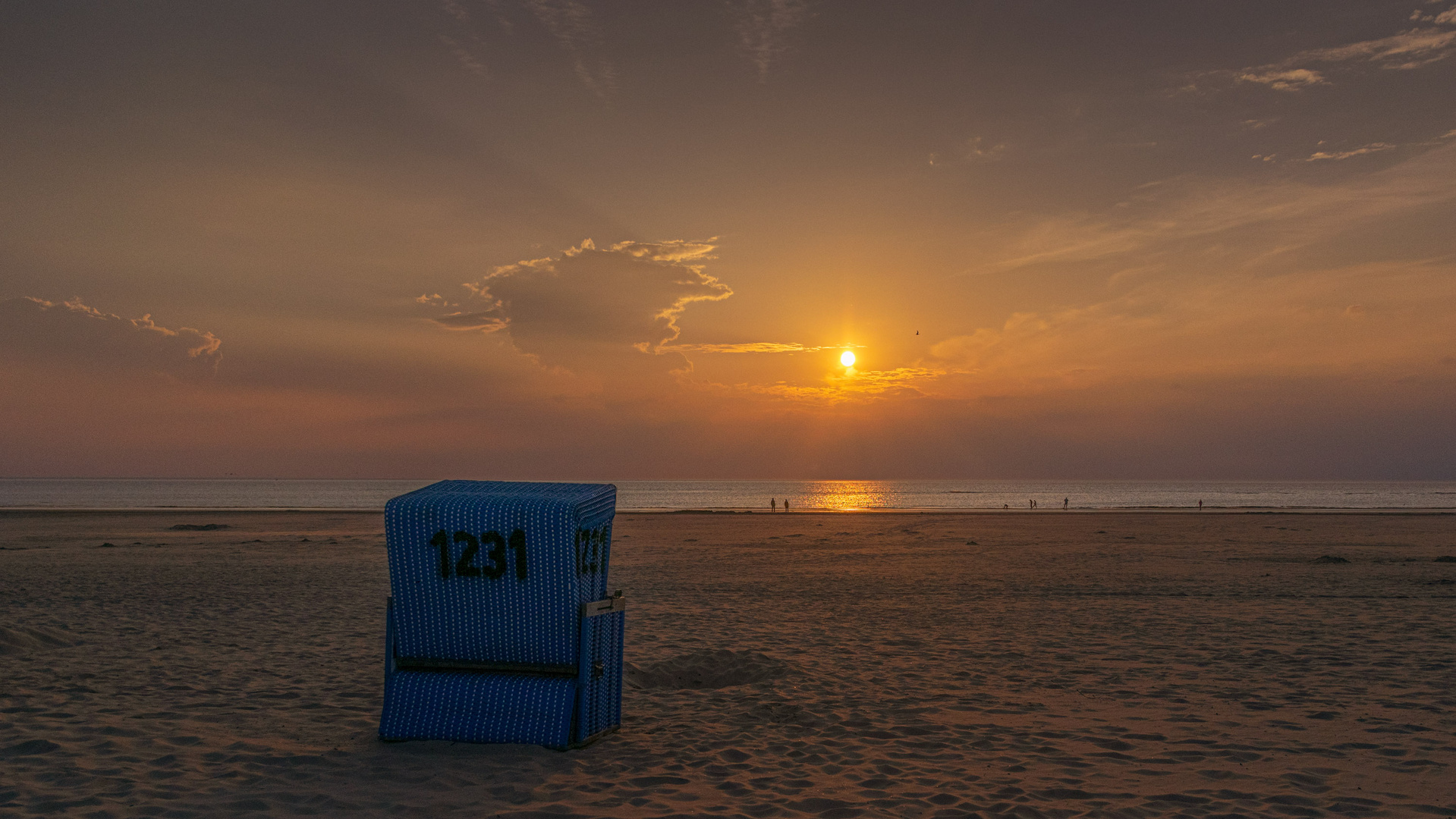 Sonnenuntergang auf Langeoog