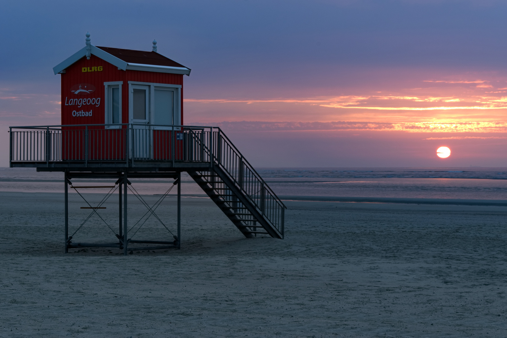 Sonnenuntergang auf Langeoog