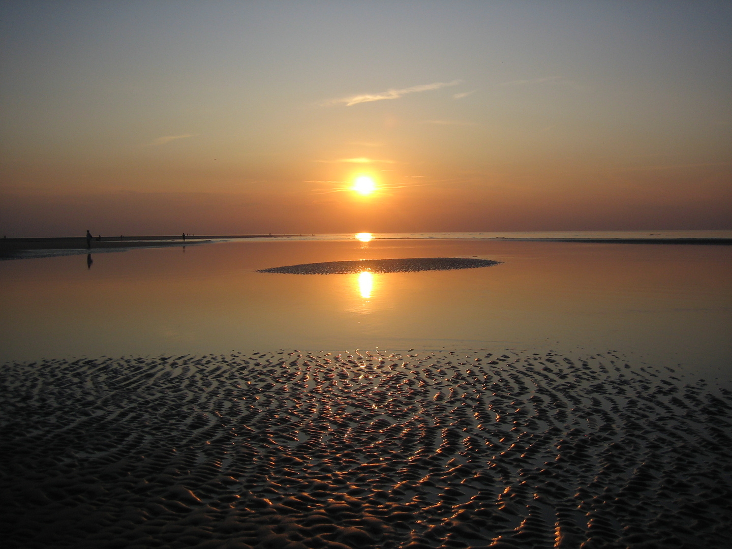 Sonnenuntergang auf Langeoog