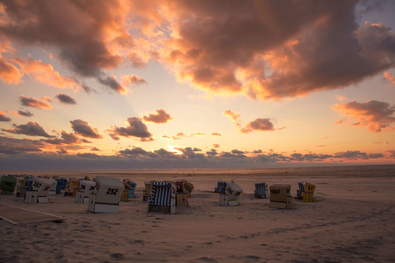 Sonnenuntergang auf Langeoog 