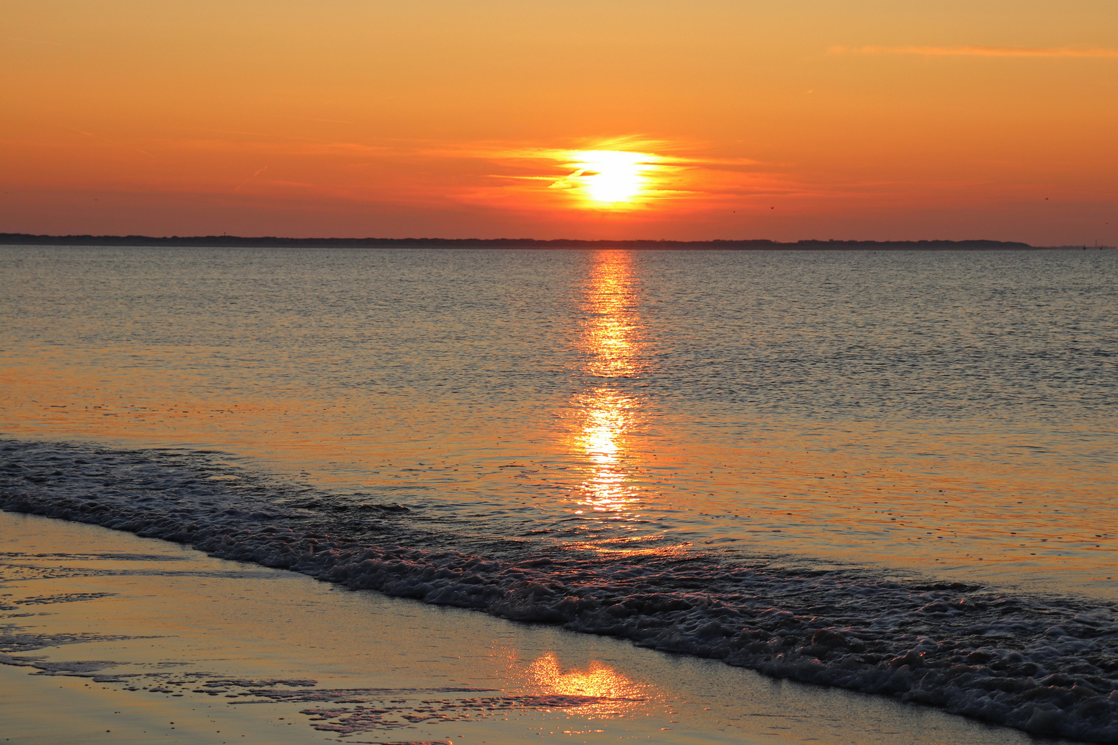 Sonnenuntergang auf Langeoog