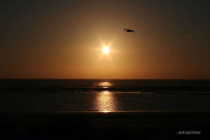 Sonnenuntergang auf Langeoog