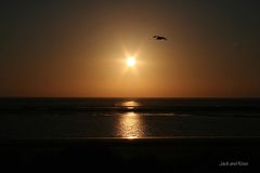 Sonnenuntergang auf Langeoog