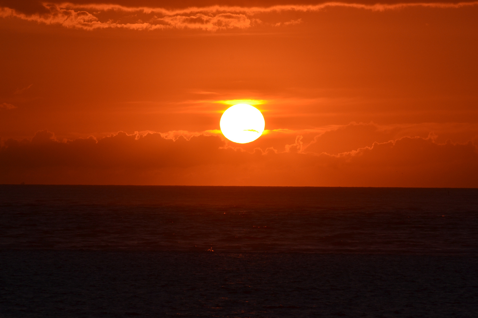 Sonnenuntergang auf Langeoog