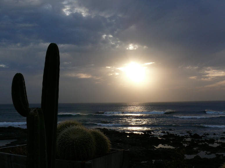 Sonnenuntergang auf Lanzarote (El Golfo)