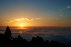 Sonnenuntergang auf LaPalma 