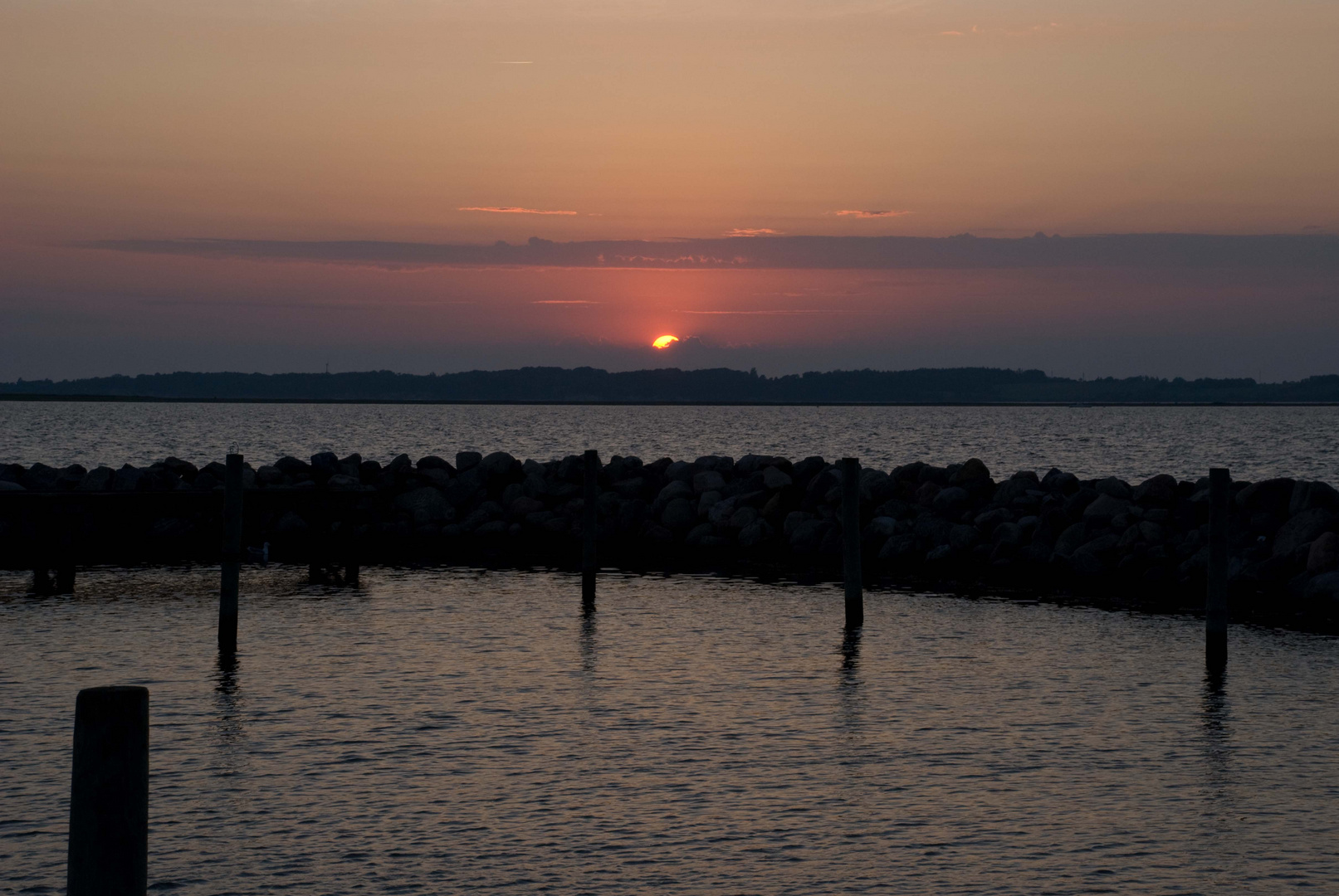 Sonnenuntergang auf Lyø