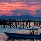 Sonnenuntergang auf Mabul Island