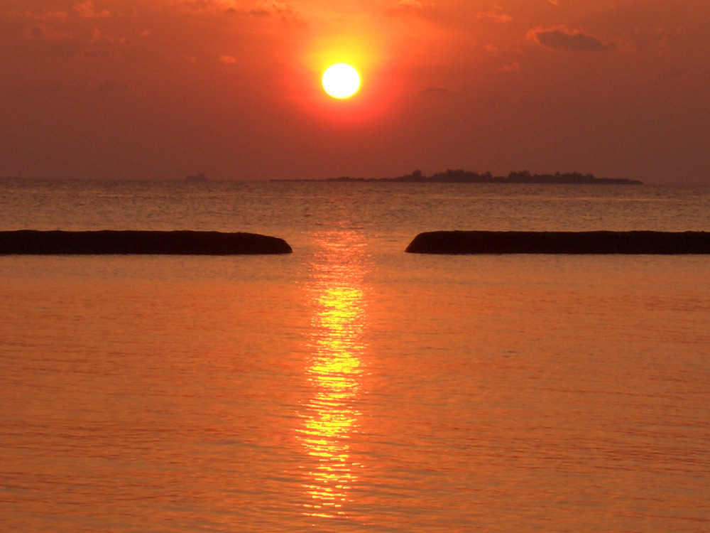 Sonnenuntergang auf Male