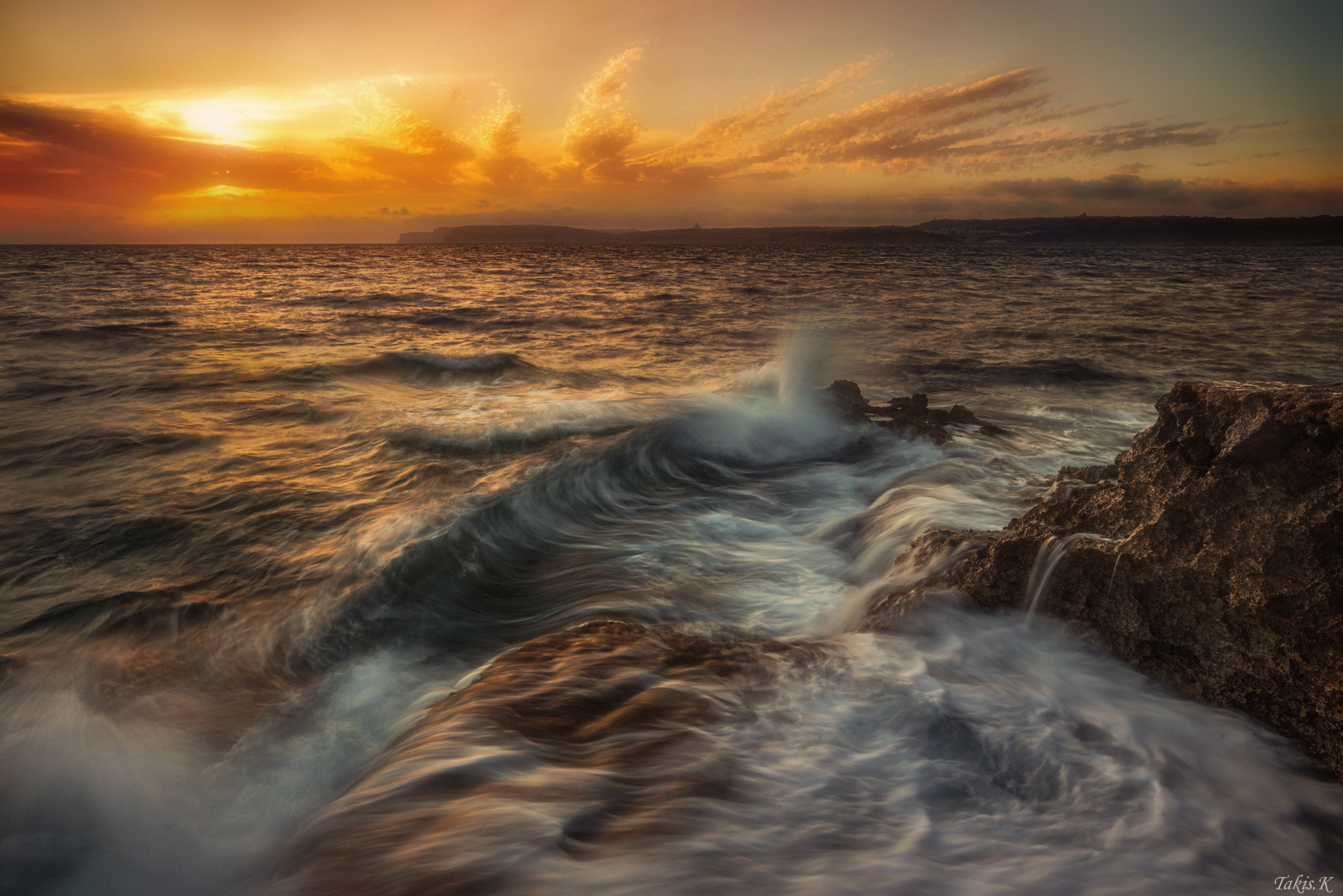 Sonnenuntergang auf Malta