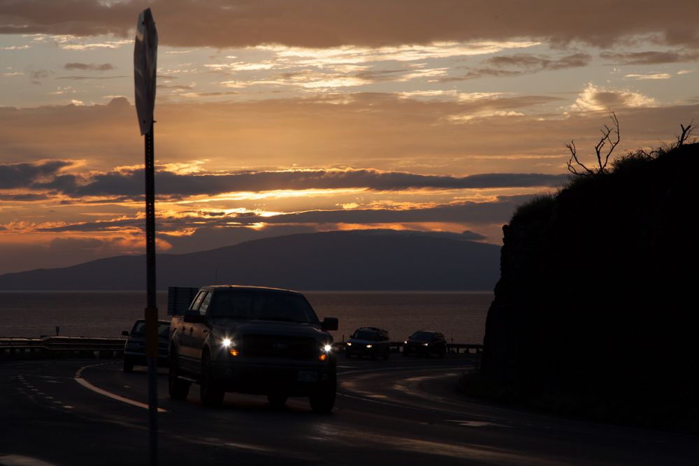 Sonnenuntergang auf Maui