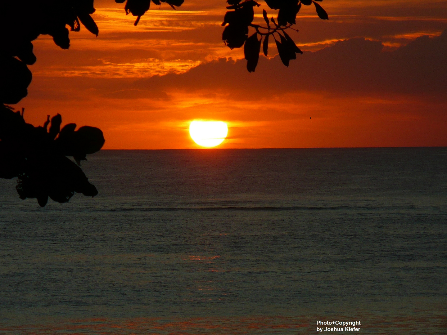 Sonnenuntergang auf Mauritius