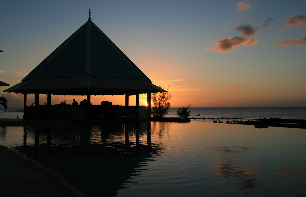 Sonnenuntergang auf Mauritius