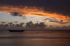 Sonnenuntergang auf Mauritius