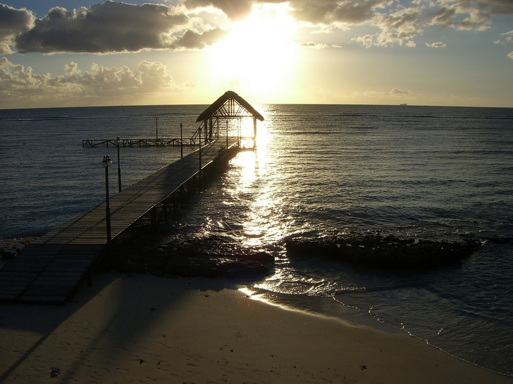 Sonnenuntergang auf Mauritius