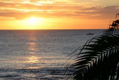 Sonnenuntergang auf Mauritius