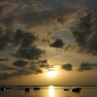 Sonnenuntergang auf Mauritius