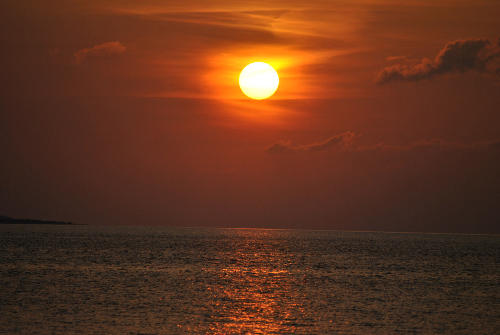 Sonnenuntergang auf Meedhupparu